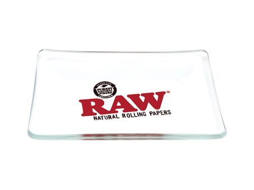 RAW - Star Glass Rolling Tray 6" x 4"