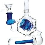 Pulsar Inception Cube Waterpipe - 10.5" PULSAR INCEPTION CUBE WATERPIPE 10.5
