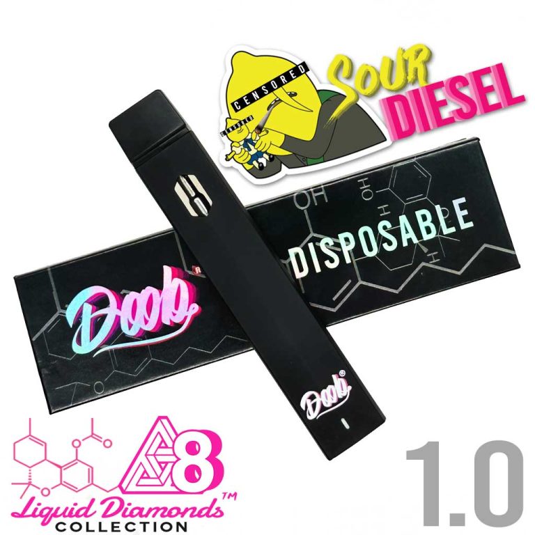 Doob® Δ8 THC Diamonds Rechargeable Disposable 1.0g (Sour Diesel)