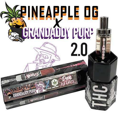 DIAMOND💎 SPACE CART® (2g) - PINEAPPLE OG X GRANDADDY P