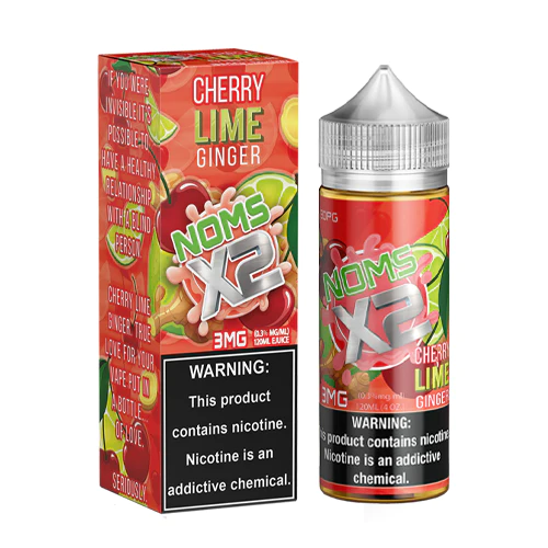NOMS X2 E-Juice - Cherry Lime Ginger -120ml - 3mg