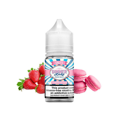 Dinner Lady Salts - Strawberry Macaroon - 30ml - 25mg