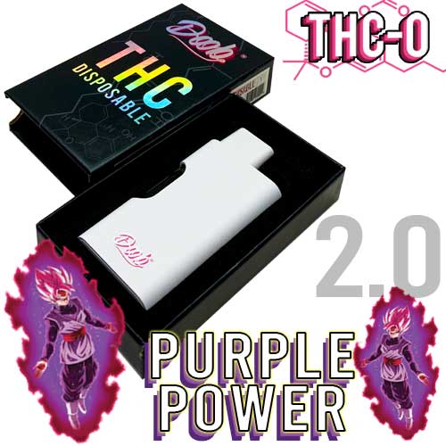 Doob® THC-O Rechargeable Disposable 2.0g (PURPLE POWER)