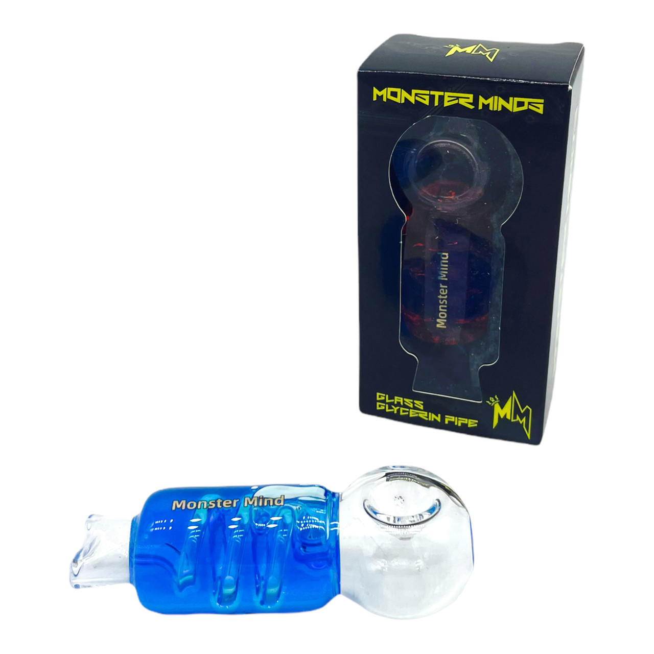 Monster Minds Glycerin-Chilled Freezable Handpipe - 4"