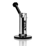 GRAV® Upright Bubbler Waterpipe - Black - 6"