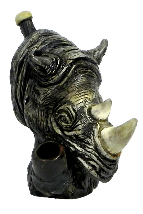 Hand Crafted King Rhino Handpipe - 7"