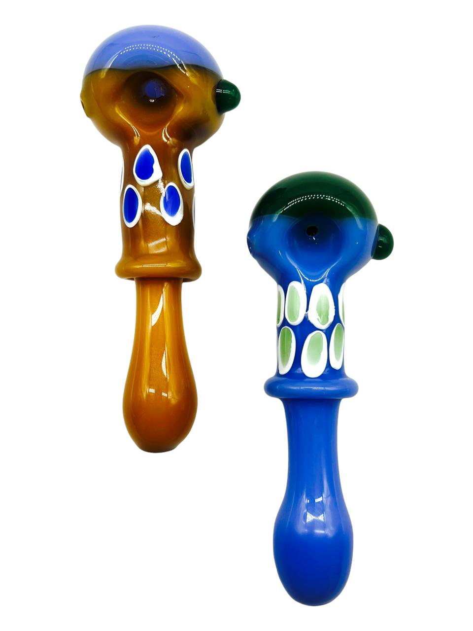 Milky Way Head Frit Handpipe - 6”