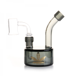 Aleaf Compass Mini Rig Waterpipe - 4.5” 4 5 in aleaf r the compass mini rig glass water pipe 5083 600x600 0