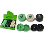 Space King 2pc Grinder - 2" - Made From Bio-Degradable Hemp SPACE KING 50MM BIODEGRADABLE GRINDER