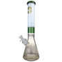 On Point Glass 16 Dual Color Thick Base Beaker Water Pipe