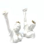 Lady Liberty Waterpipe - 9" CERAMIC LADY WATERPIPE 9