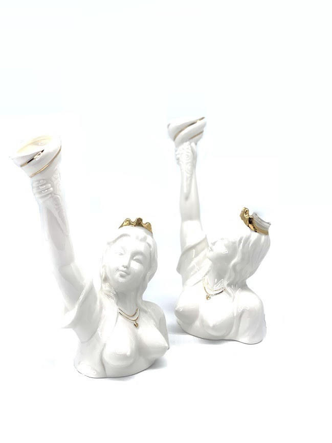 CERAMIC LADY WATERPIPE 9
