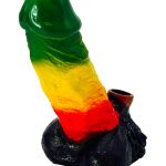 HAND CRAFTED MR AVERAGE PENIS HANDPIPE 7 RASTA