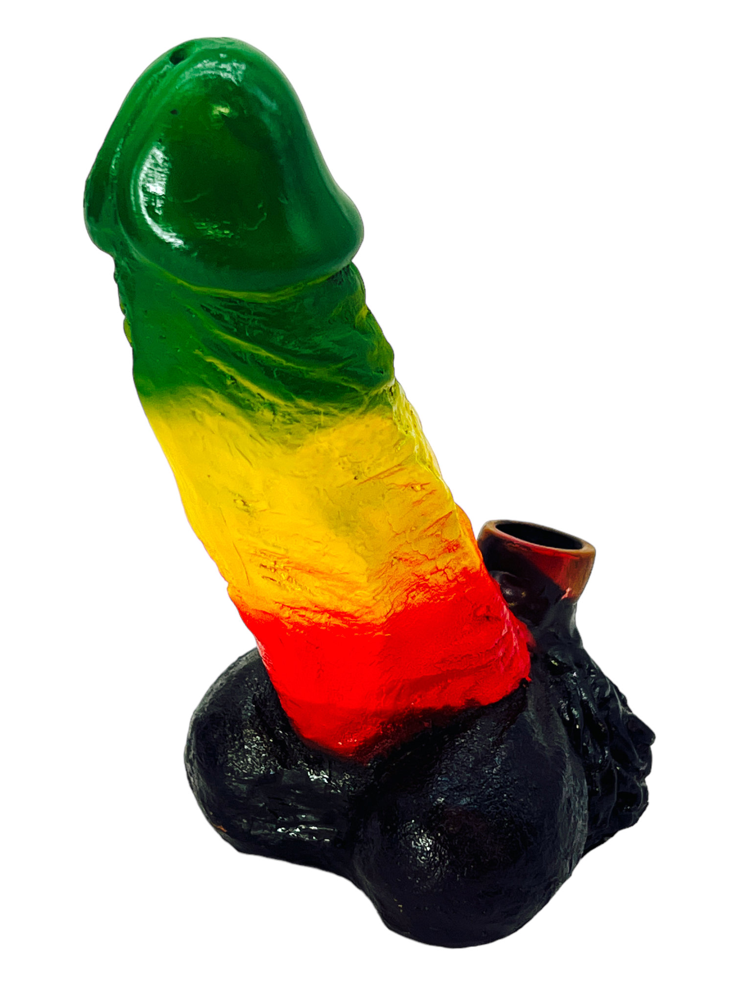HAND CRAFTED MR AVERAGE PENIS HANDPIPE 7 RASTA