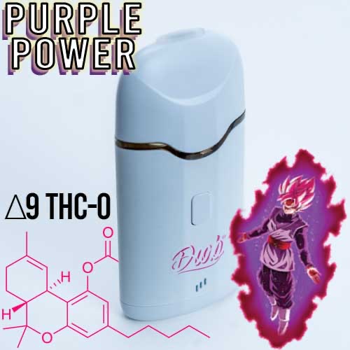 Doob® THC-O Rechargeable Disposable 3.0g (PURPLE POWER) IMG 9356