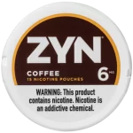 Zyn Coffee Nicotine Pouch 6MG zyn coffee 6mg