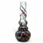 Round Bottom 2 Bulb Wide Neck Waterpipe - 12" 12 Round Bottom 2 Bulb Wide Neck Soft Glass Water Pipe