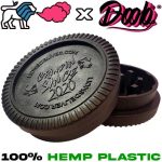 Lionsdeliver 2pc Bio-Grinder - 2.5" - Doob® Black BIOHEMP BLACK